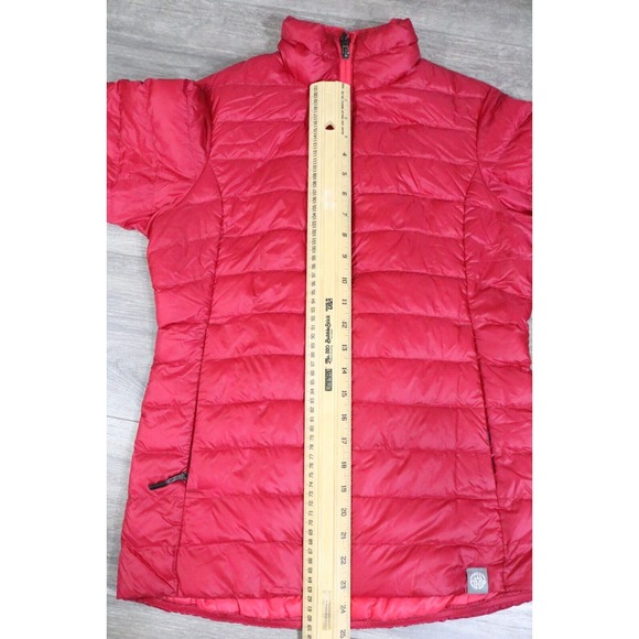 REI Co Op Lightweight Puffer Full Zip Down Winter Ski Jacket Women's Small Pink - Picture 4 of 7